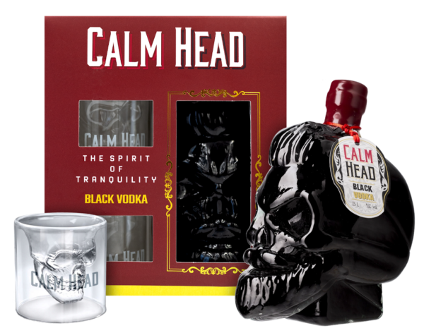 Calm Head Black 40% 0,7L + Kieliszki Calm Head Black 40% 0,7L + Kieliszki