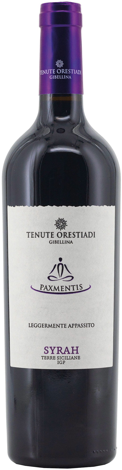 Orestiadi Tenute Syrah Paxmentis 14,5% 2023 0,75L.jpg Orestiadi Tenute Syrah Paxmentis 14,5% 2023 0,75L.jpg