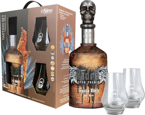 Tequilla Pader Azul Anejo Tasting Set 40% 0,7L.jpg Tequilla Pader Azul Anejo Tasting Set 40% 0,7L.jpg